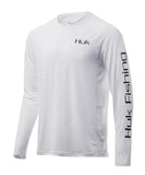 Huk - Tuna Jig Pursuit Long Sleeve - WHITE H1200242