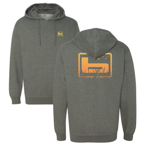 BANDED Cattail Hoodie - Gunmetal Heather