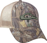 Mesh-Back Raised Logo Camo Cap   DH3011