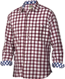 Drake Waterfowl Long Sleeve Accented Gingham Cotton Shirt DW2641