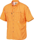 Drake Waterfowl Wingshooter’s Plaid UPF50 Sun Shirt Short Sleeve