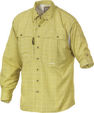 Drake Waterfowl Wingshooter’s Plaid UPF-50 Sun Shirt Long Sleeve DW2651