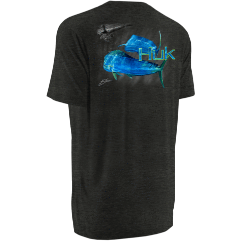 Huk KScott Happy Hour Tee DARK GREY HEATHER H1000030