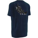 Huk KScott Strike Off Tee Heather NAVY  H1000031