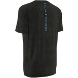 Huk Script Logo Tee H1000045 Dark Grey Heather