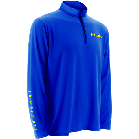 Huk Icon 1/4 Zip Royal H1200065-RYL