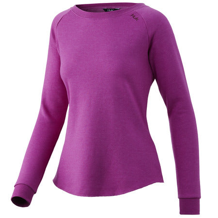 HUK WOMENS FOLLY CREW FLEECE H6130012