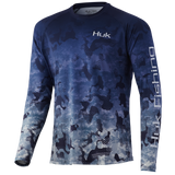 HUK REFRACTION FISH FADE PURSUIT - REFRACTION BLUEFIN