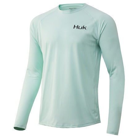 HUK Men's Pursuit Long Sleeve Performance Fishing Shirt, Sea Foam, H12 –  HDSOutdoors