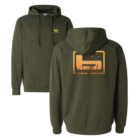 Banded Cattail Hoodie - Army Green