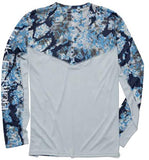 Huk Men's Icon X Camo Long Sleeve Performance Fishing Shirt, Kryptek Obskura Signa H1200233