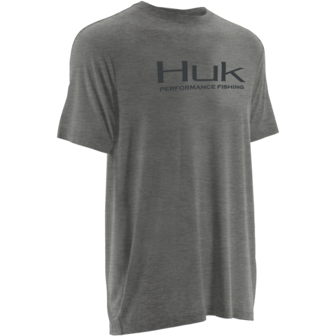 Huk Logo Tee True Grey Heather H1000037