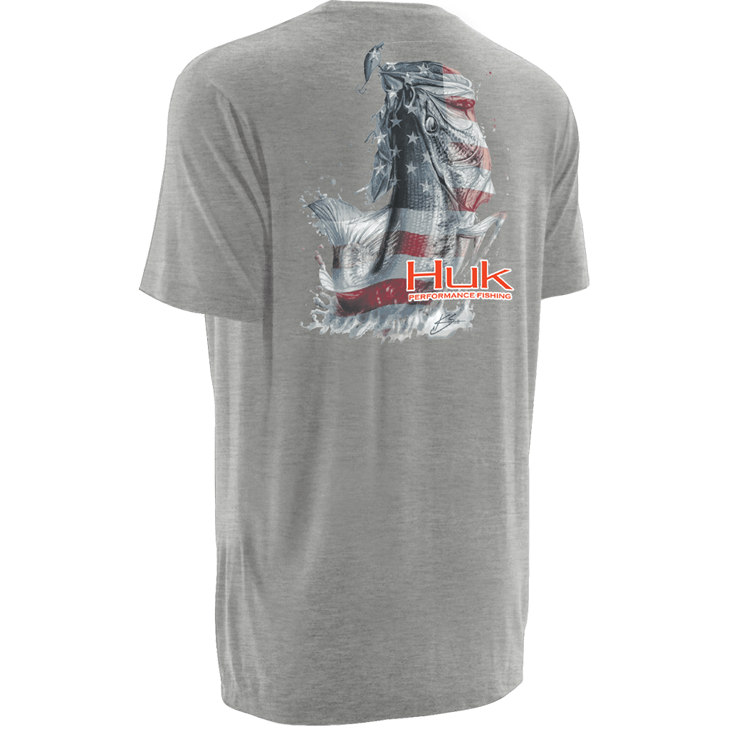 Huk KScott American Bass Tee