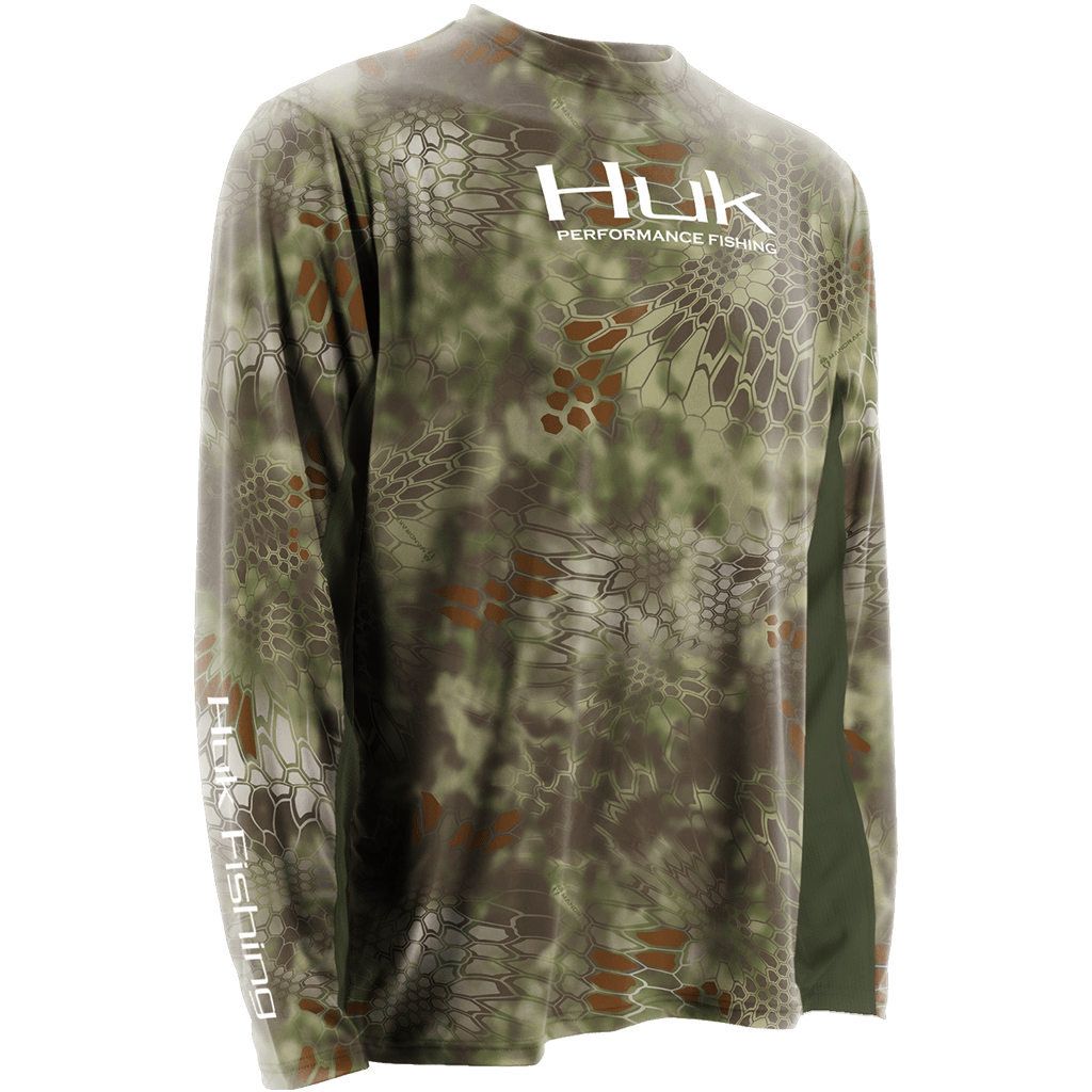 Huk Men's Kryptek Solid Long Sleeve Icon –