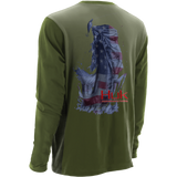 Huk KScott Performance American Bass Long Sleeve  H1200104