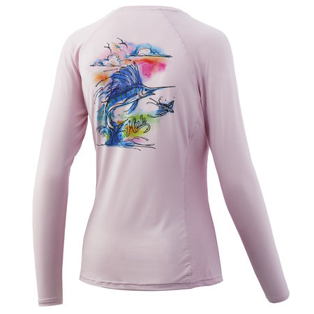 HUK- Women's Sailfish Pursuit, Pink Lady, H6120066-662