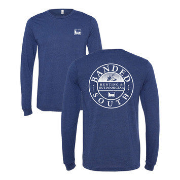 Banded South L/S Tee NAVY