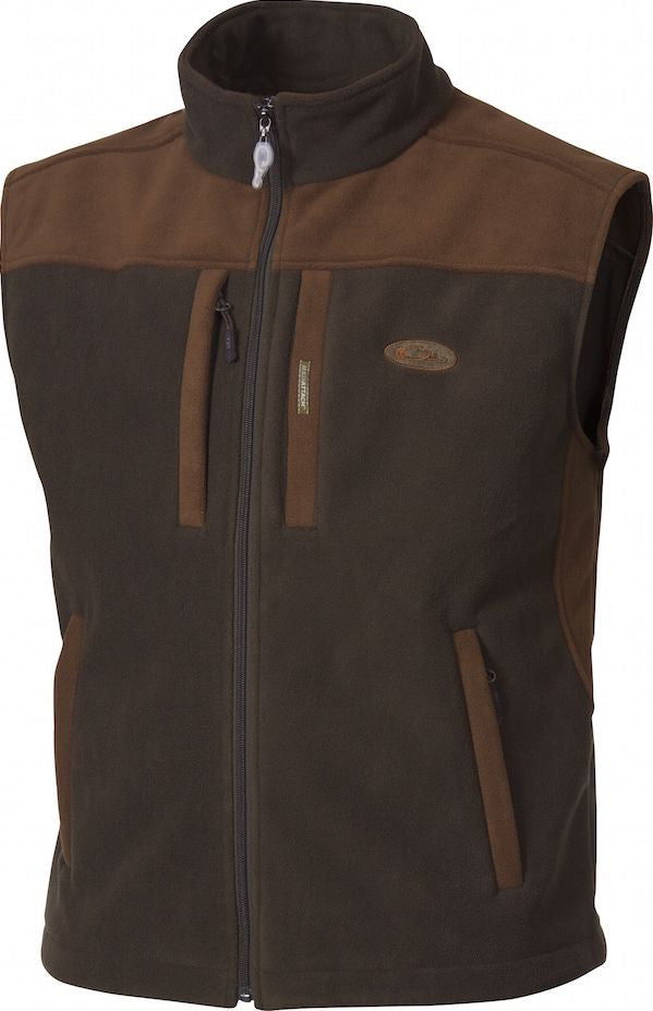 DW1600 MST Windproof Two-Tone Layering Vest Olive/Brown