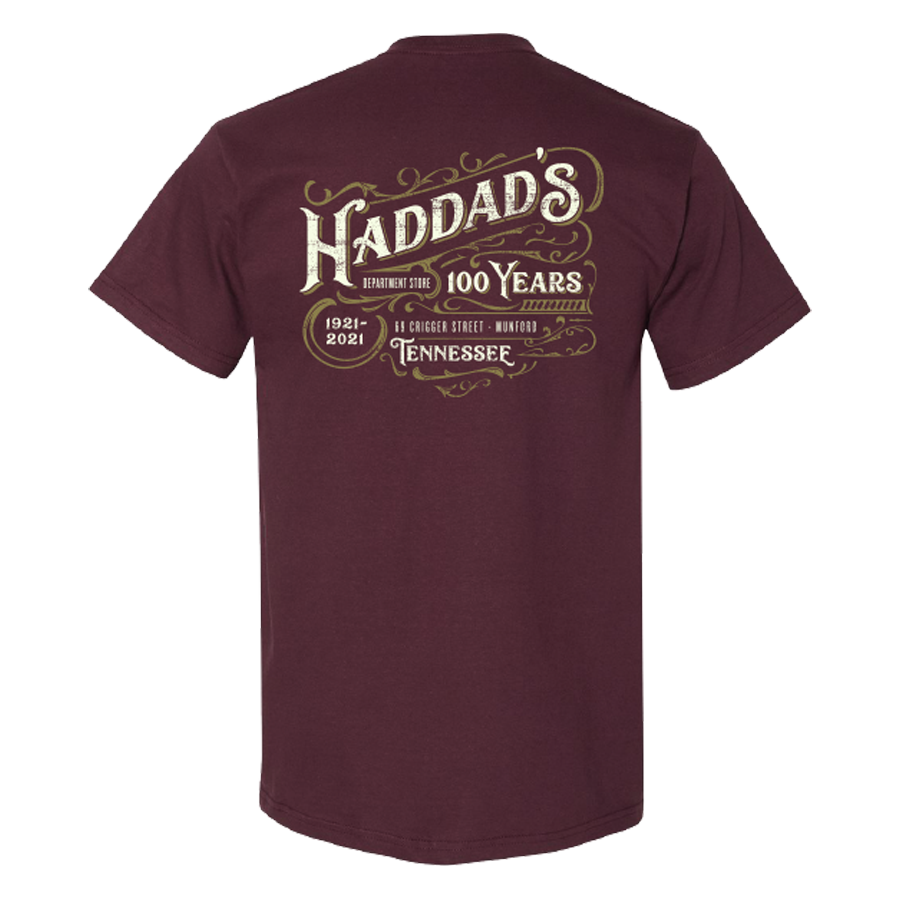 100 Years Vintage Script T-Shirt Short Sleeve